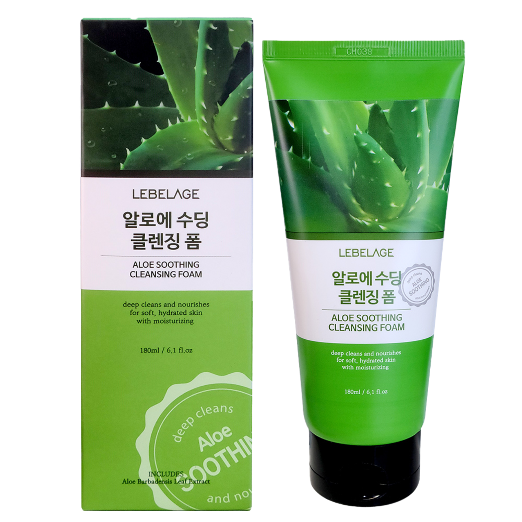 Aloe Soothing Cleansing Foam 180ml