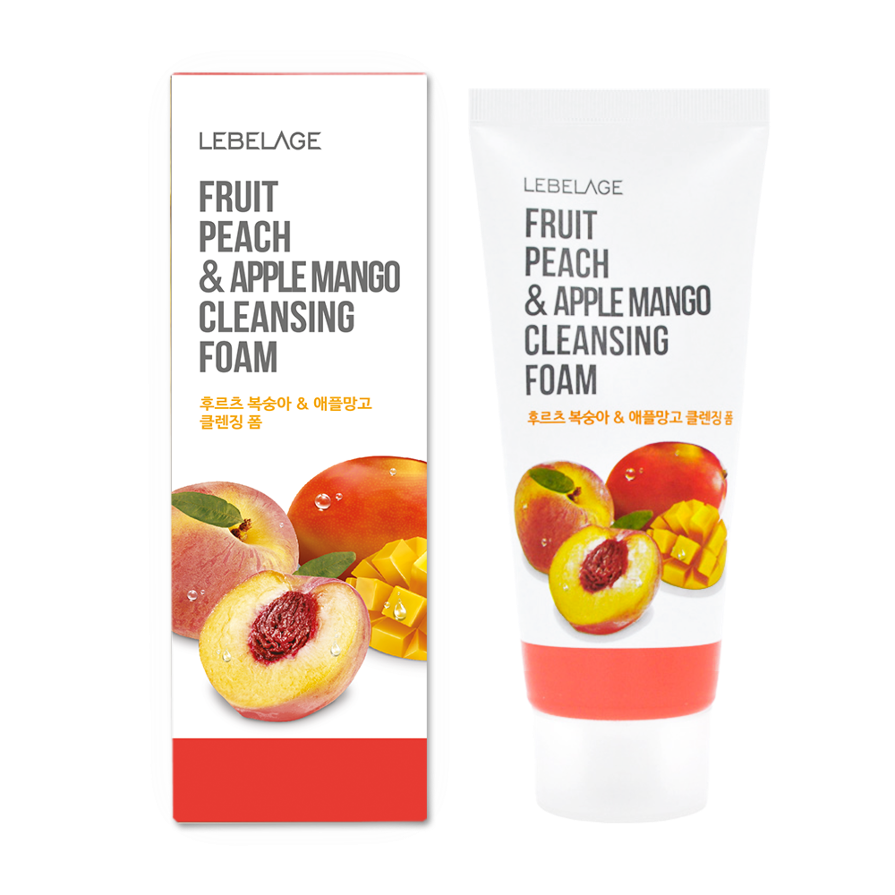 Fruit Peach & Apple Mango Cleansing Foam 100ml