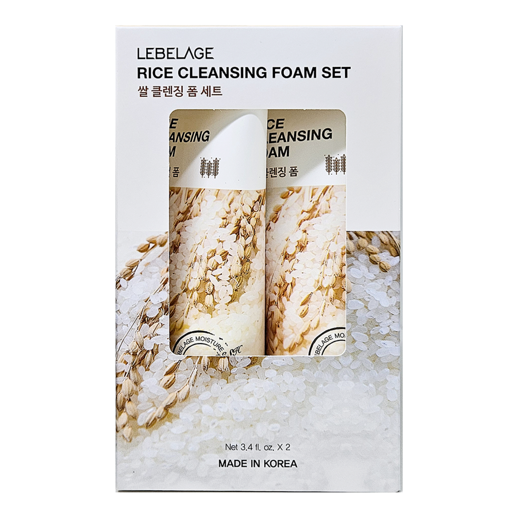 Rice Cleansing Foam Set
