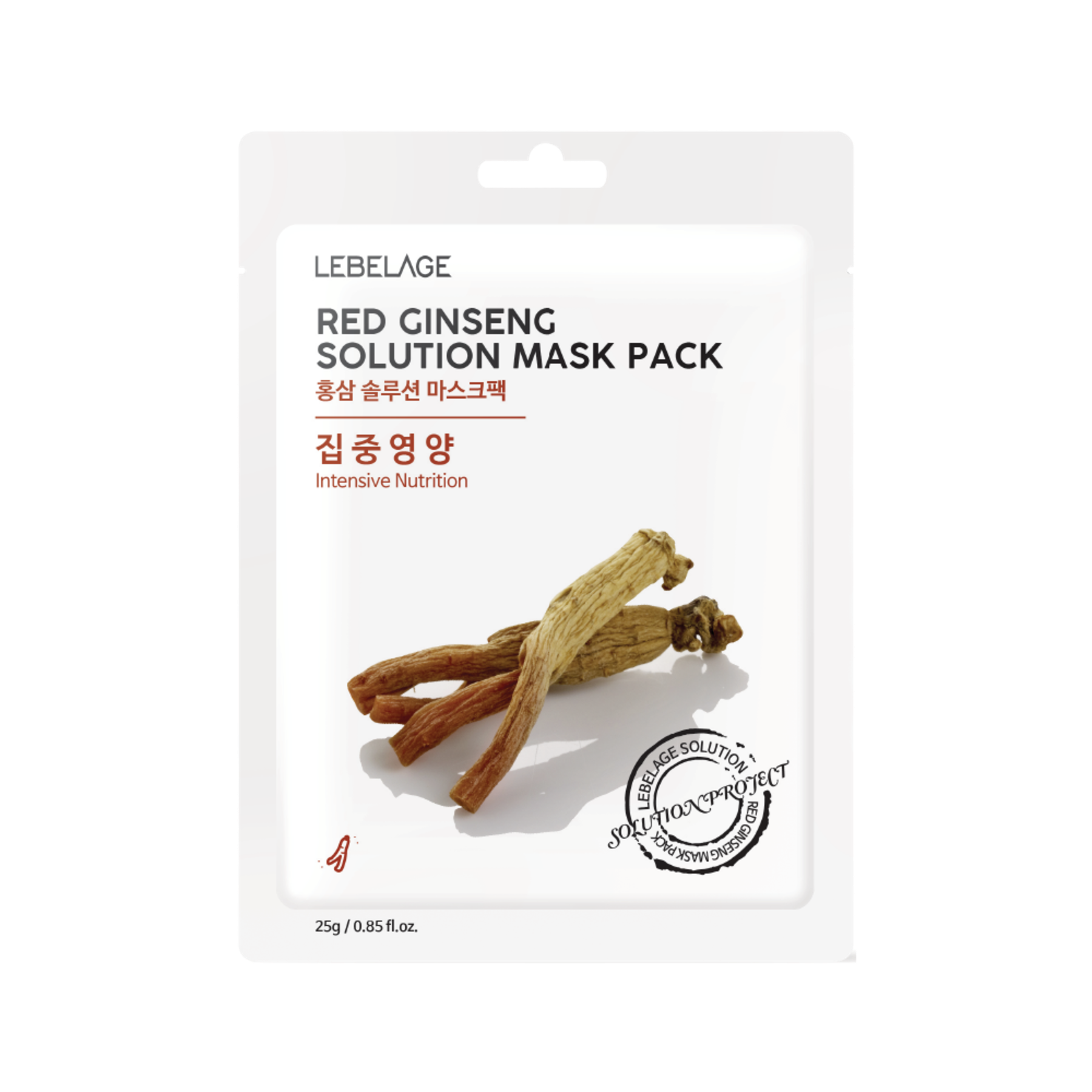 Red Ginseng Solution Mask Pack (10 Sheets)